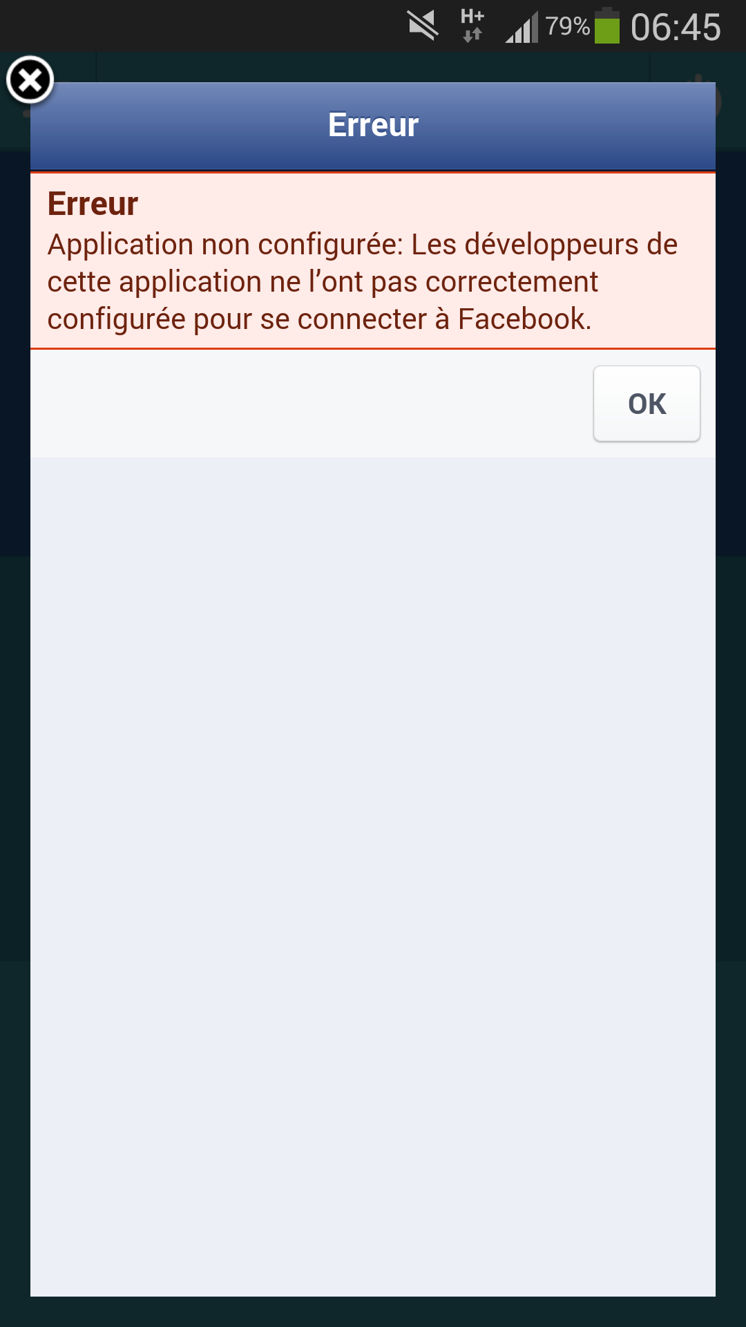 Android & Facebook connect